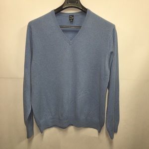 SAKS FIFTH AVENUE 100% Cashmere V-Neck Sweater